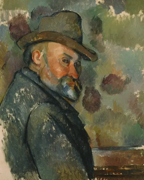 Self-portrait in a Soft Hat by Paul Cézanne, 1894