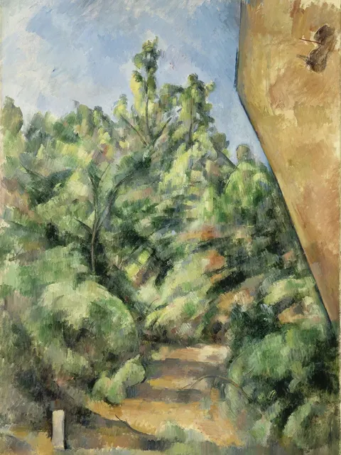 The Red Rock by Paul Cézanne, c. 1895