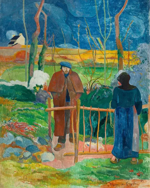 Bonjour Monsieur Gauguin by Paul Gauguin, 1889