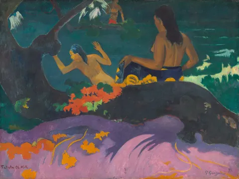 Fatata te Miti (By the Sea) by Paul Gauguin, 1892