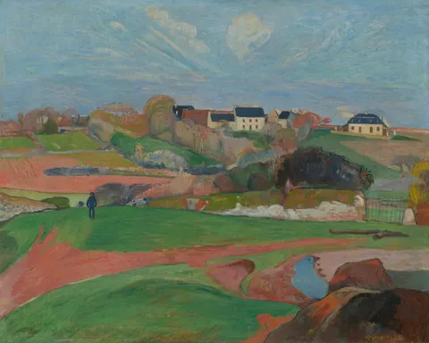 Landscape at Le Pouldu by Paul Gauguin, 1890