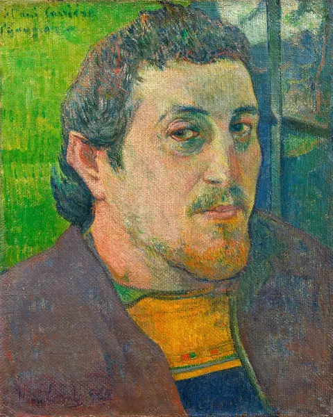 Self-Portrait Dedicated to Carriere by Paul Gauguin, 1778