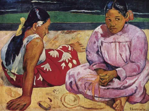 Tahitian Women on the Beach by Paul Gauguin, 1890