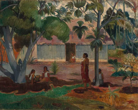 The Large Tree by Paul Gauguin, 1891