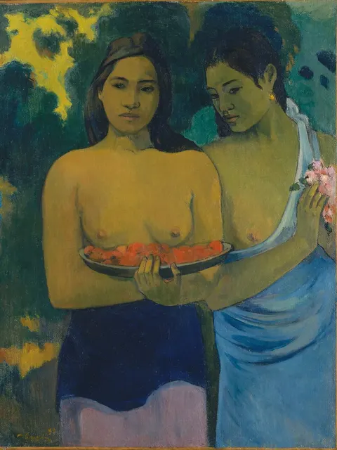 Two Tahitian Women by Paul Gauguin, 1899