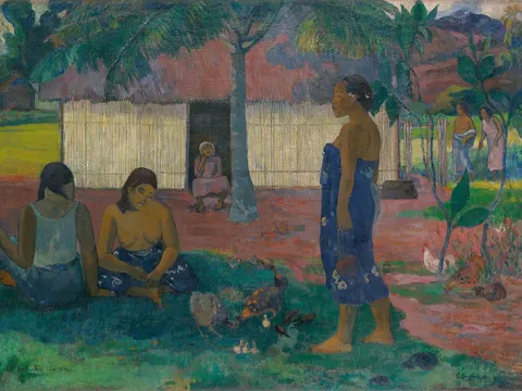 Why Are You Angry? (No Te Aha Oe Riri) by Paul Gauguin, 1896