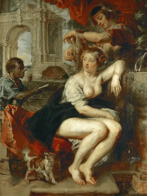 Bathsheba at the Fountain by Peter Paul Rubens, c. 1635