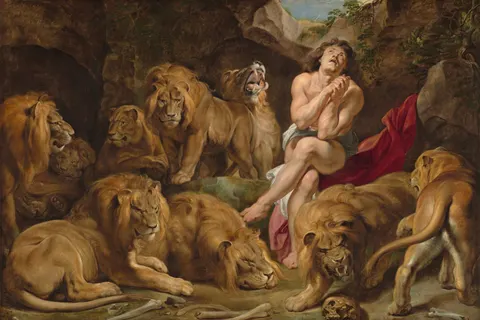 Daniel in the Lions' Den by Peter Paul Rubens, c. 1614–1616