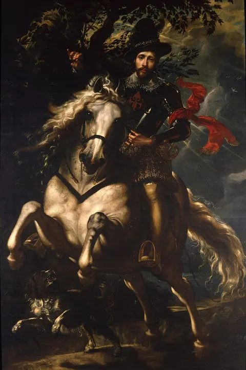 Equestrian Portrait of Giancarlo Doria by Peter Paul Rubens, 1606