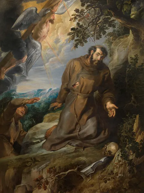 The stigmatisation of Saint Francis of Assisi by Peter Paul Rubens, c. 1633