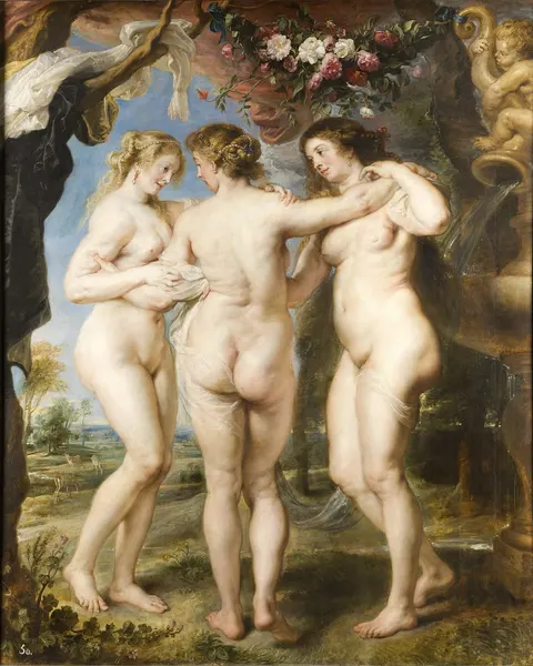 The Three Graces by Peter Paul Rubens, 1630–1635