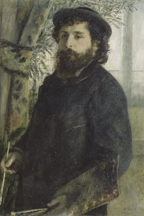 Claude Monet by Pierre-Auguste Renoir, 1875