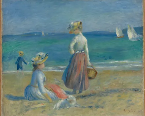 Figures on the Beach by Pierre-Auguste Renoir, 1890