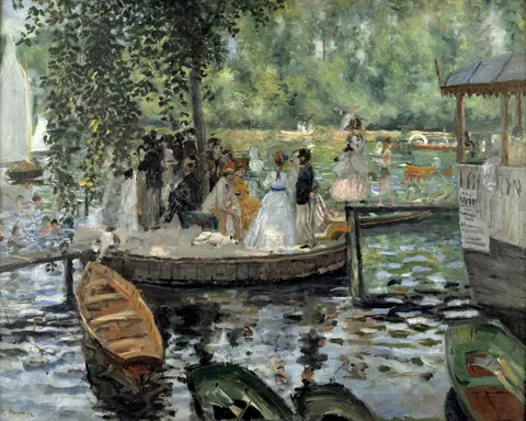 La Grenouillère by Pierre-Auguste Renoir, 1875