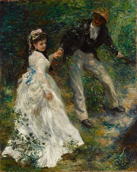 La Promenade by Pierre-Auguste Renoir, 1870