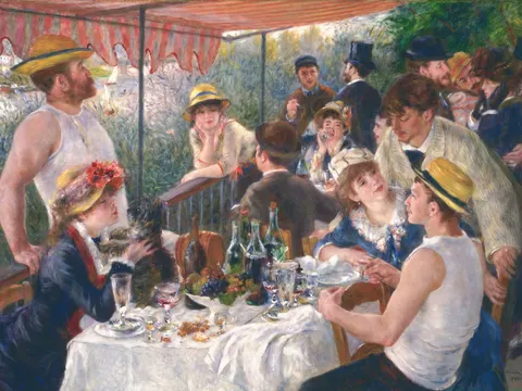 Luncheon of the Boating Party by Pierre-Auguste Renoir, 1880–1881