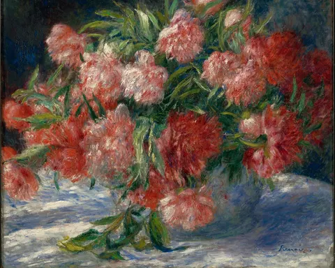 Peonies by Pierre-Auguste Renoir, c. 1880