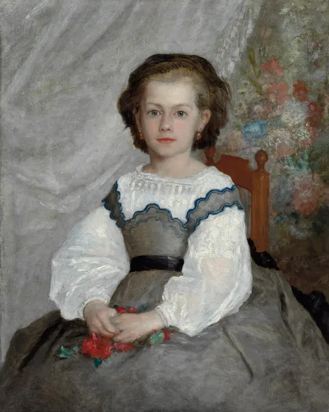 Romaine Lacaux by Pierre-Auguste Renoir, 1864