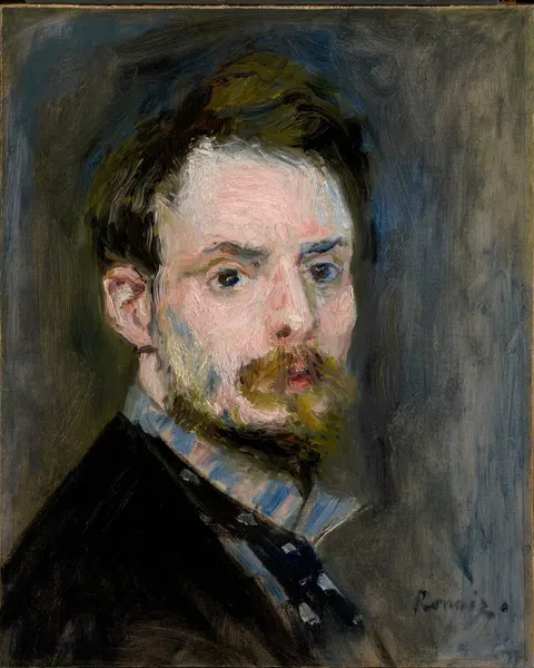 Self-Portrait by Pierre-Auguste Renoir, c. 1875