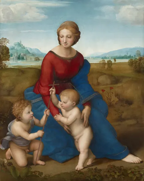 Madonna in the Meadow by Raphael, 1505–1506