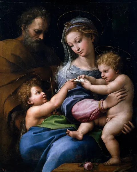 Madonna of the Rose by Raphael, c. 1517