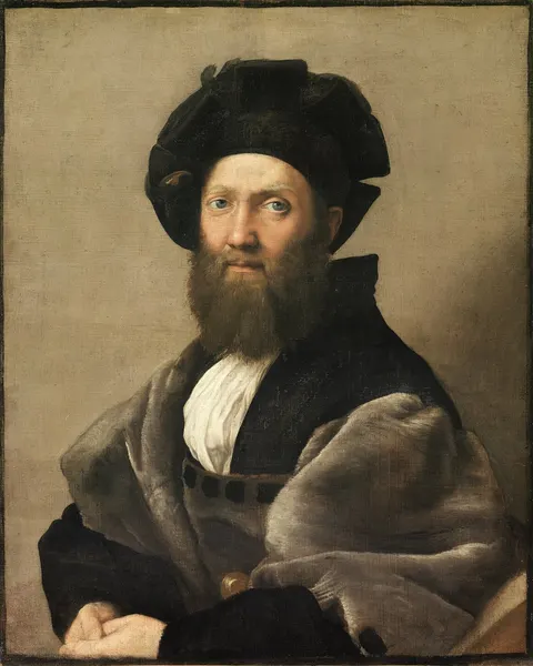 Portrait of Baldassare Castiglione by Raphael, 1514–1515