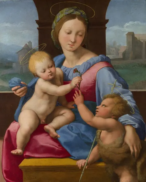 The Garvagh Madonna by Raphael, 1500s