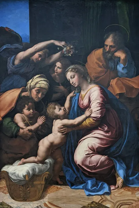 The Holy Family of Francis I by Raphael, 1518