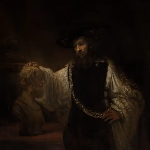 Aristotle with a Bust of Homer by Rembrandt, 1653