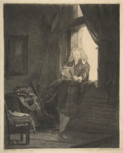 Jan Six by Rembrandt, 1647
