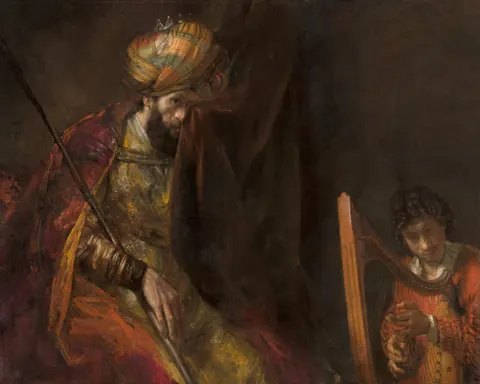 Saul and David by Rembrandt, c. 1651–1658