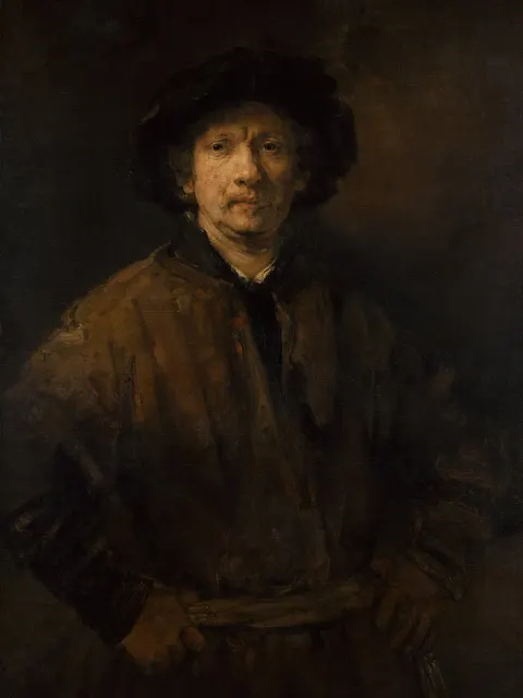 Self Portrait by Rembrandt, 1652