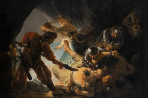 The Blinding of Samson by Rembrandt, 1636