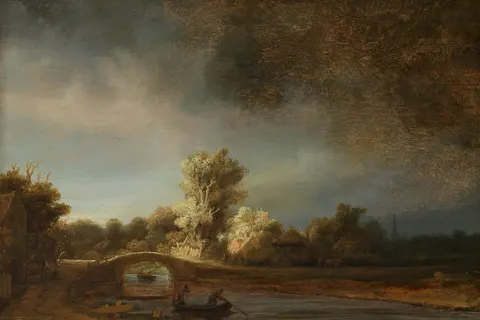 The Stone Bridge by Rembrandt, c. 1638