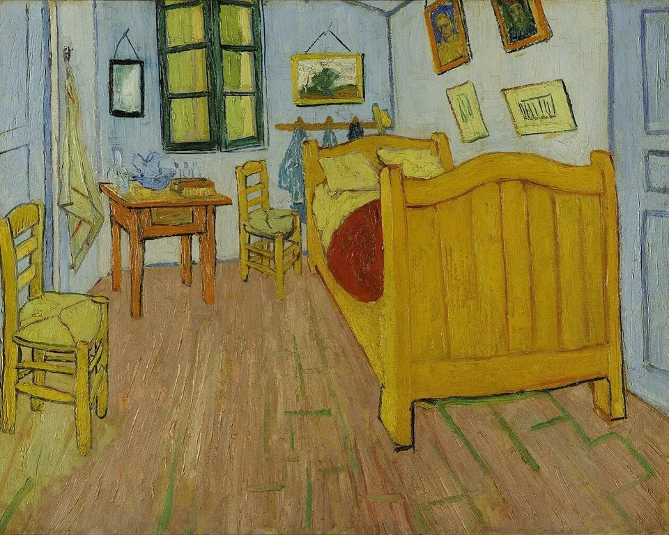 The Bedroom by Vincent van Gogh, 1888
