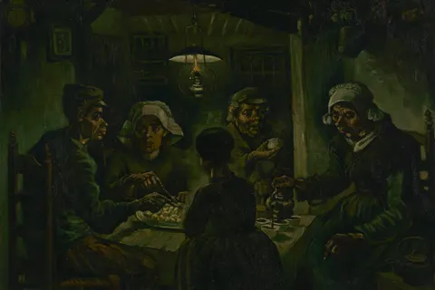 The Potato Eaters by Vincent van Gogh, 1885