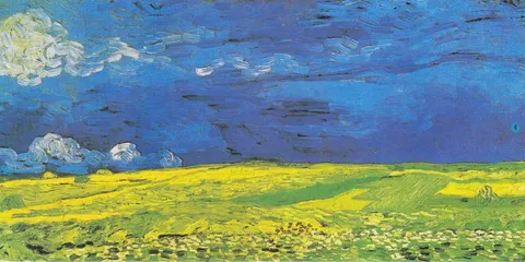Wheatfield under Thunderclouds by Vincent van Gogh, 1890