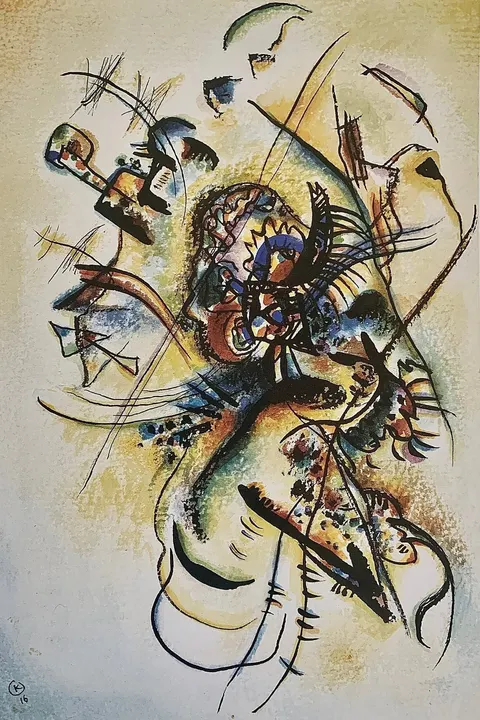 Composition J by Wassily Kandinsky, 1916