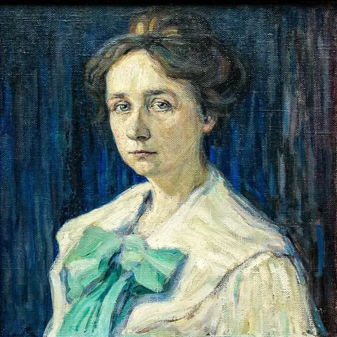 Gabriele Münter by Wassily Kandinsky, 1905