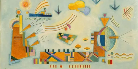 Gentle Event by Wassily Kandinsky, 1928