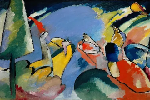 Improvisation 14 by Wassily Kandinsky, 1910