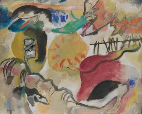 Improvisation 27 (Garden of Love II) by Wassily Kandinsky, 1912