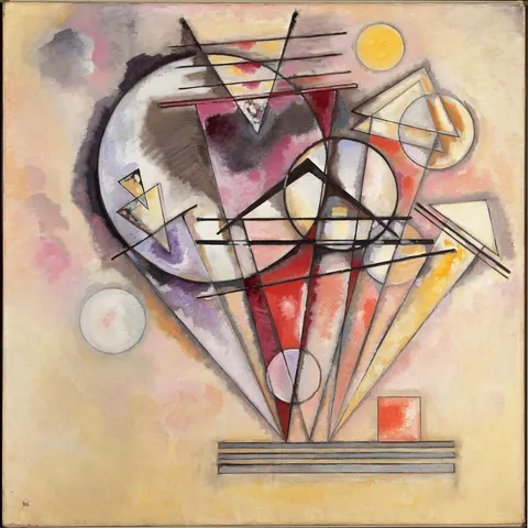 On the Points by Wassily Kandinsky, 1928