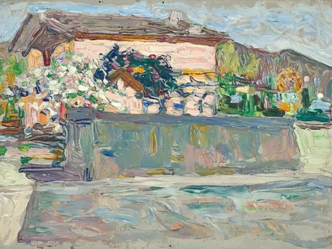 Spring, Vicinity of Augsburg by Wassily Kandinsky, 1902