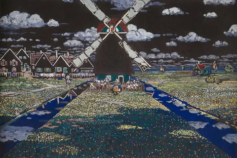 Windmill in Holland by Wassily Kandinsky, 1904