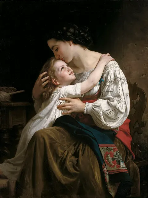 Le lever by William-Adolphe Bouguereau, 1865