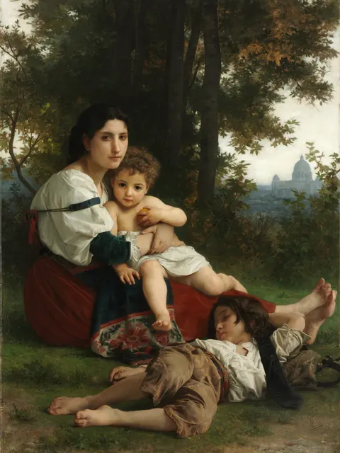 Rest by William-Adolphe Bouguereau, 1879