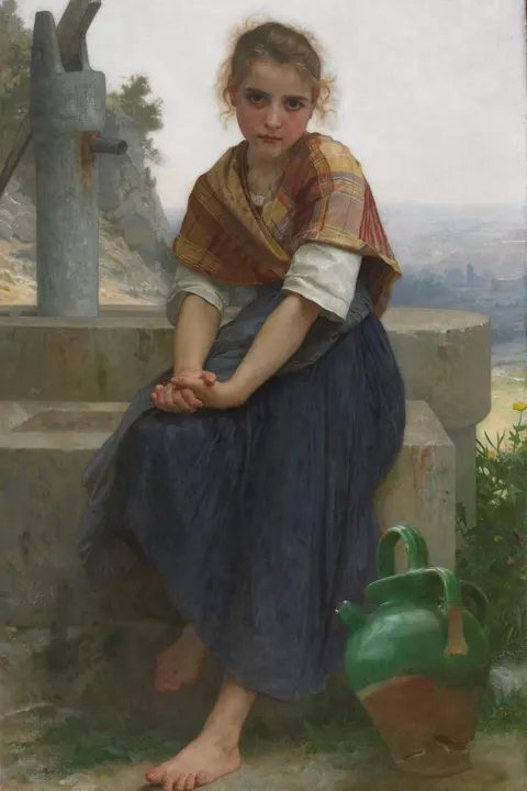 The Broken Pitcher by William-Adolphe Bouguereau, 1891