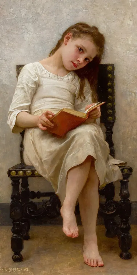 The price book by William-Adolphe Bouguereau, 1901