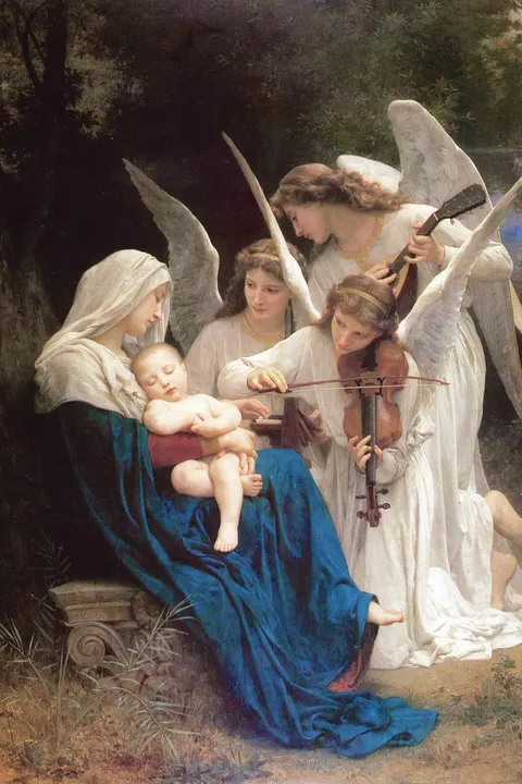 Virgin with Angels by William-Adolphe Bouguereau, 1881